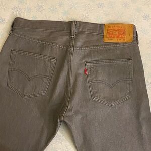 Brand New NWOT Levi's 501 Charcoal Gray Straight Men's Jeans